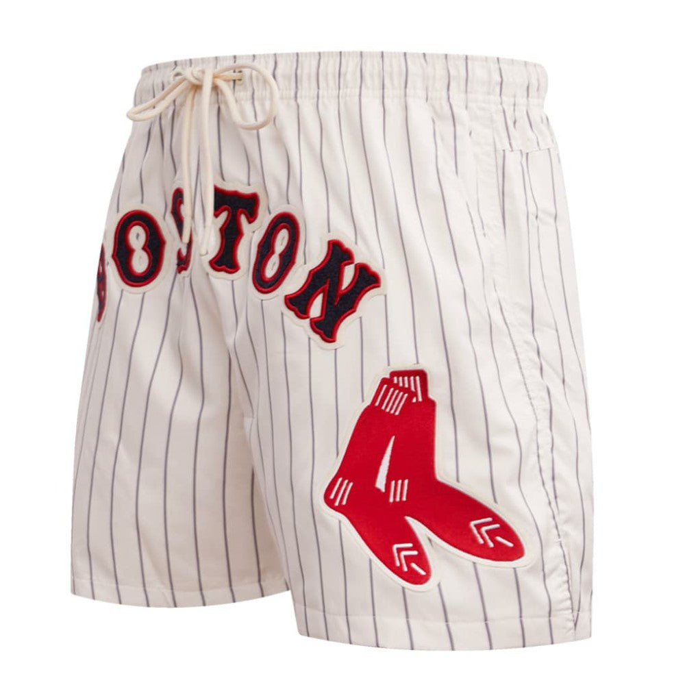 Boston Red Sox Pro Standard Pinstripe Retro Classic Woven Shorts - MLB Shorts