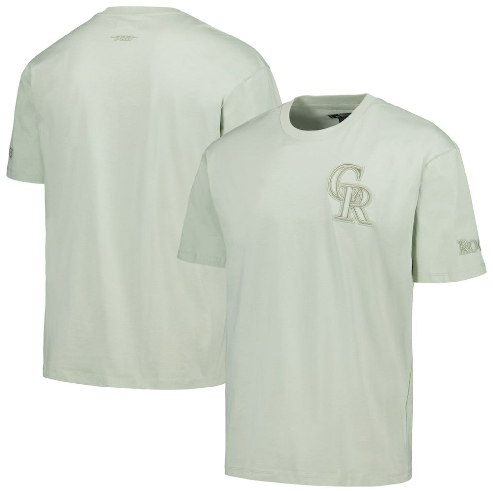 Colorado Rockies Pro Standard Oversized Neutral CJ Dropped Shoulders T-Shirt - MLB T-shirts