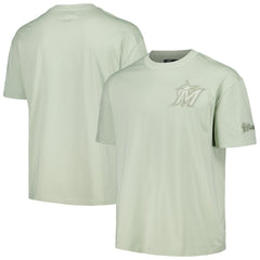 Miami Marlins Pro Standard Oversized Neutral CJ Dropped Shoulders T-Shirt - MLB T-shirts