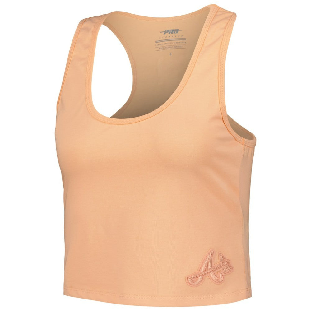 Atlanta Braves Pro Standard Women's Neutral Fitted Racerback Tank Top - MLB Tanks