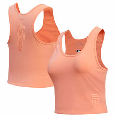 San Francisco Giants Pro Standard Women's Neutral Fitted Racerback Tank Top - MLB Tanks