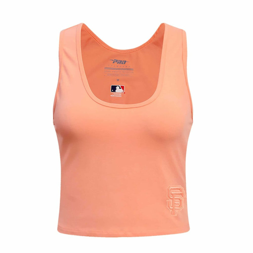 San Francisco Giants Pro Standard Women's Neutral Fitted Racerback Tank Top - MLB Tanks