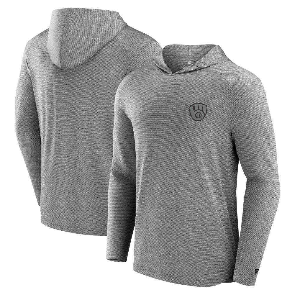 Milwaukee Brewers Fanatics Front Office Tech Lightweight Hoodie T-Shirt - MLB Hoodies