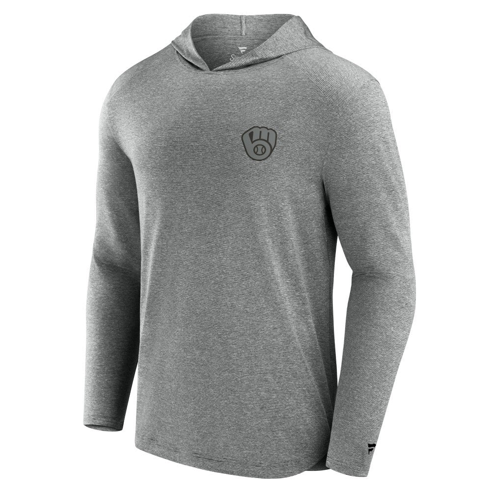 Milwaukee Brewers Fanatics Front Office Tech Lightweight Hoodie T-Shirt - MLB Hoodies