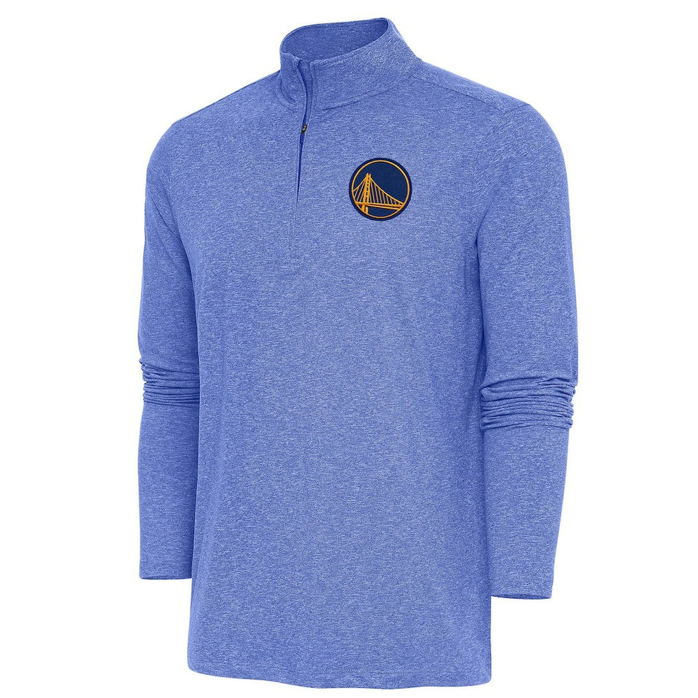 Heather Royal Golden State Warriors Antigua Hunk Quarter-Zip Pullover Top sale | NBA