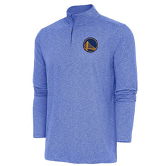 Heather Royal Golden State Warriors Antigua Hunk Quarter-Zip Pullover Top sale | NBA