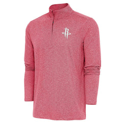 Heather Red Houston Rockets Antigua Hunk Quarter-Zip Pullover Top sale | NBA