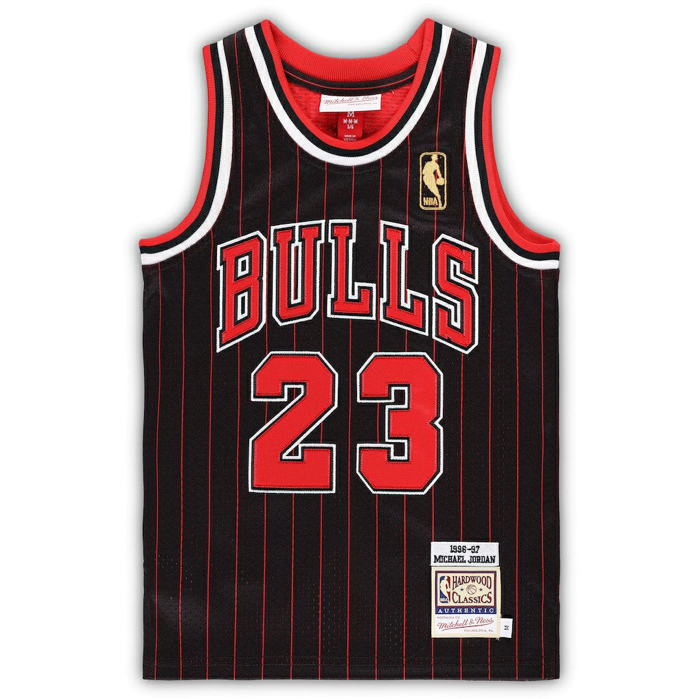 Black Michael Jordan Chicago Bulls Preschool 1996/97 Hardwood Classics Authentic Jersey sale | NBA