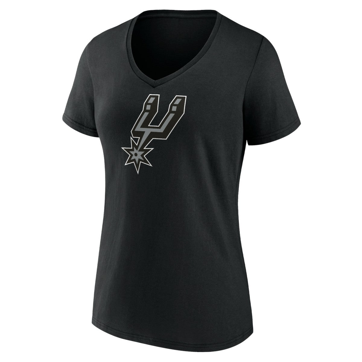 Black Victor Wembanyama San Antonio Spurs Women's Playmaker Name & Number V-Neck T-Shirt | NBA