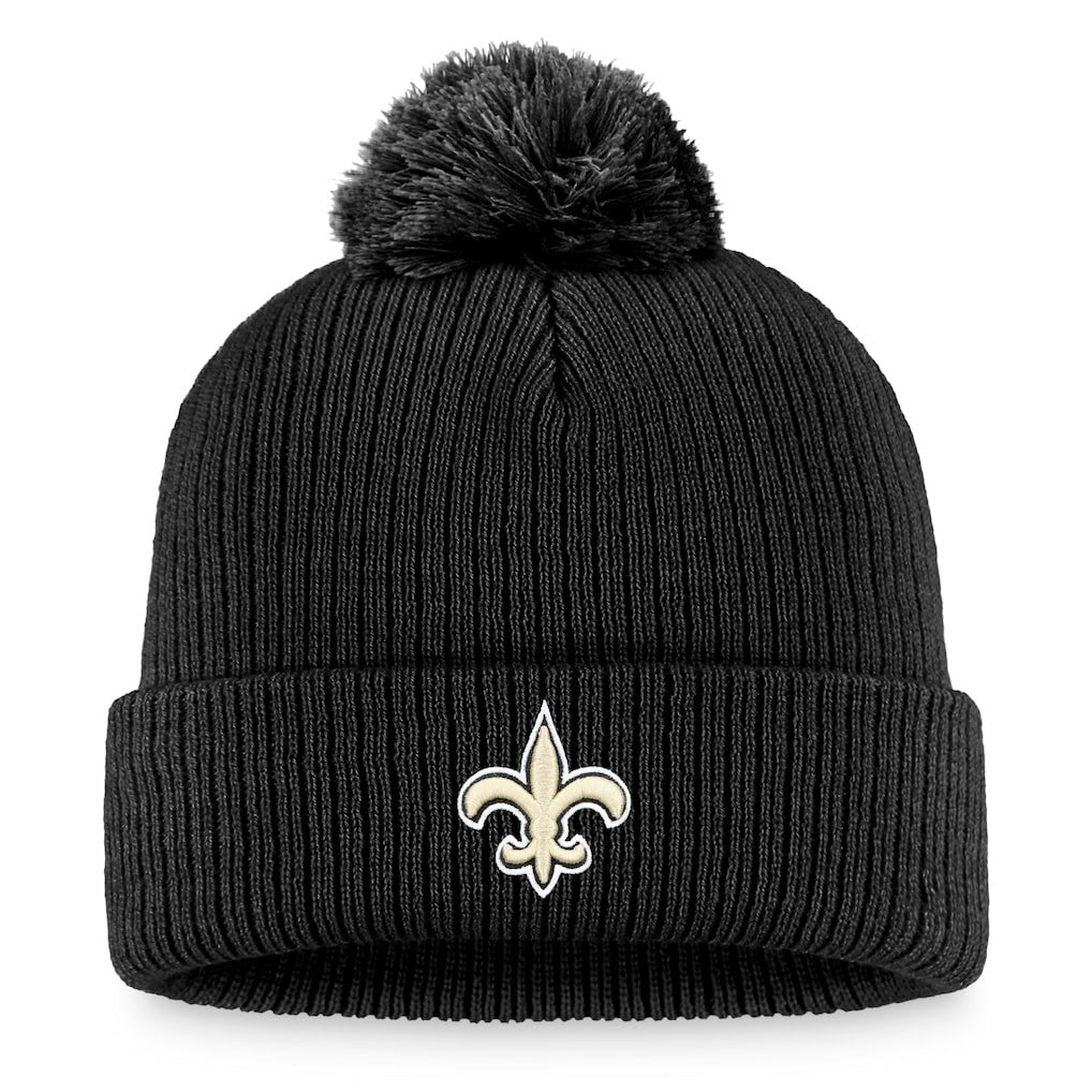 New Orleans Saints Women's Logo Cuffed Knit Hat with Pom | NFL On sale