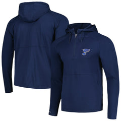 St. Louis Blues Antigua Spikes Raglan Quarter-Zip Hoodie -  NHL Hoodies