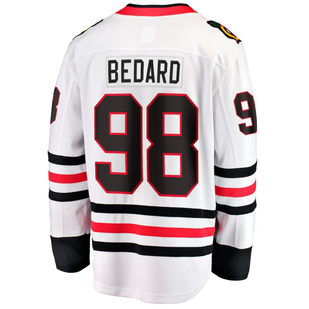 Connor Bedard Chicago Blackhawks Fanatics Away Breakaway Player Jersey -  NHL Jerseys
