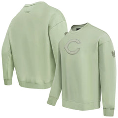 Cincinnati Reds Pro Standard Neutral Drop Shoulder Pullover Sweatshirt - MLB Pullover