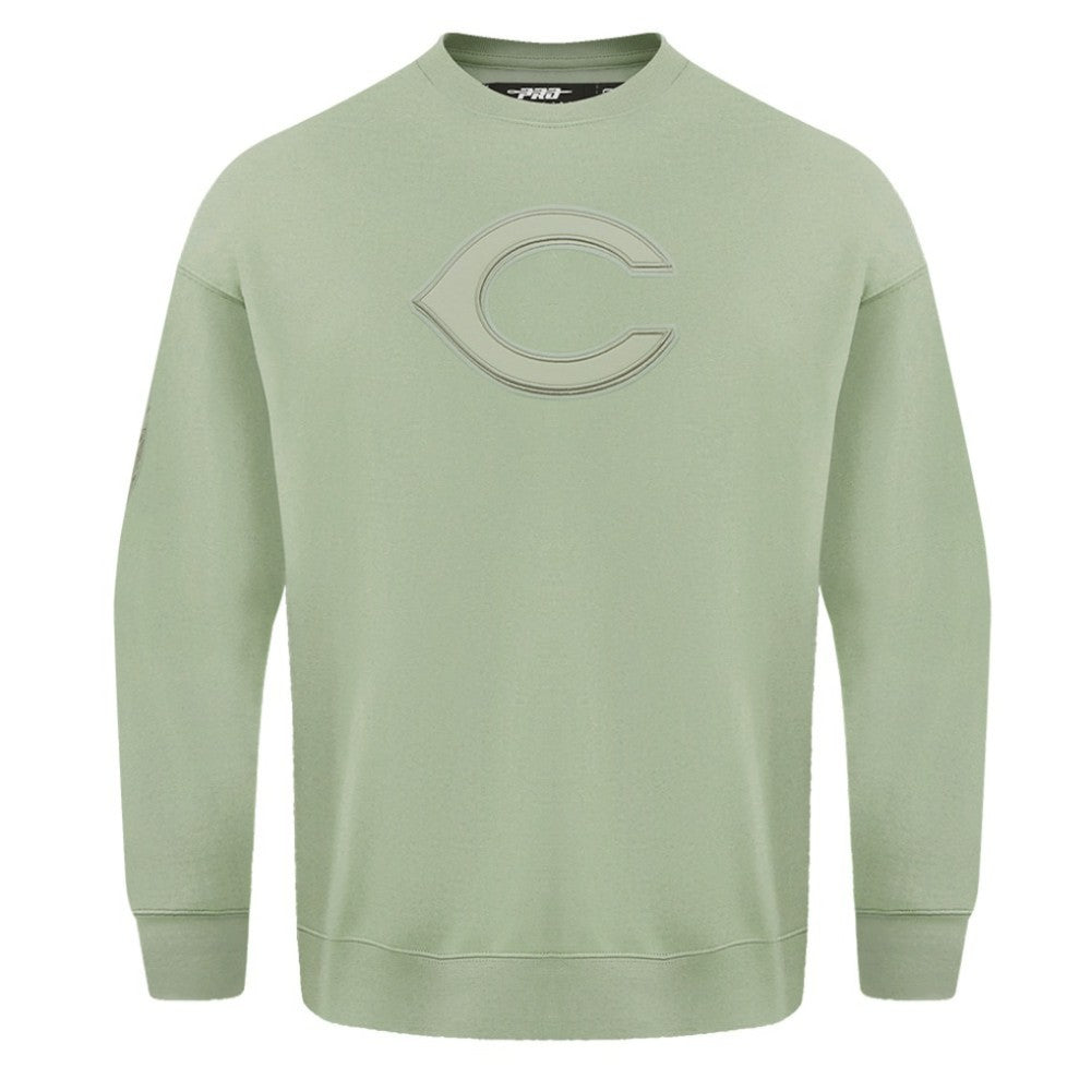 Cincinnati Reds Pro Standard Neutral Drop Shoulder Pullover Sweatshirt - MLB Pullover