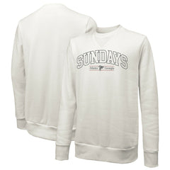 Atlanta Falcons Majestic Threads Unisex Sundays Block Letter Crewneck Pullover Sweatshirt | NFL Outlet