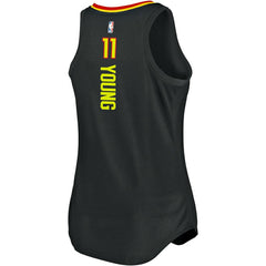 Black Trae Young Atlanta Hawks Women's Fast Break Tank Jersey | NBA