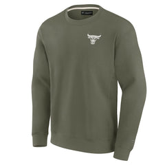 Olive Chicago Bulls Unisex Elements Super Soft Fleece Pullover Sweatshirt | NBA