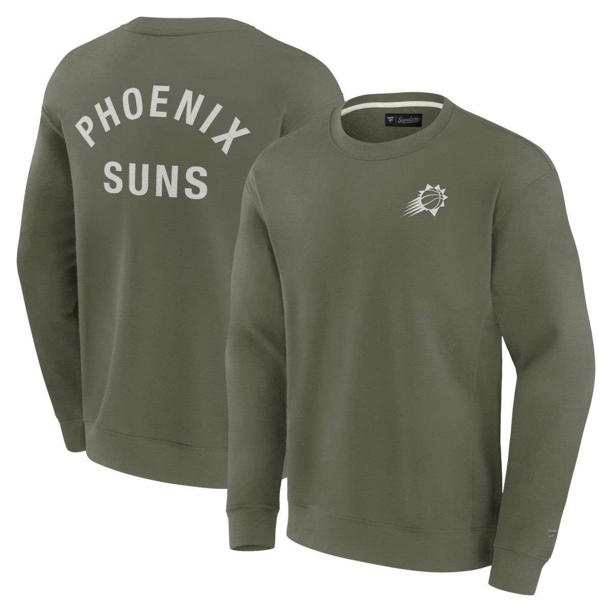 Olive Phoenix Suns Unisex Elements Super Soft Fleece Pullover Sweatshirt | NBA
