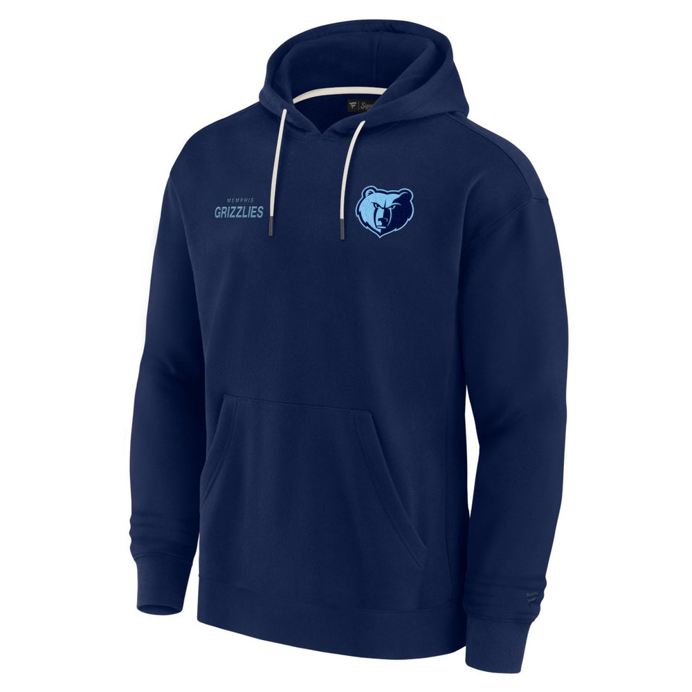 Navy Memphis Grizzlies Unisex Elements Super Soft Fleece Pullover Hoodie | NBA