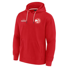 Red Atlanta Hawks Unisex Elements Super Soft Fleece Pullover Hoodie | NBA