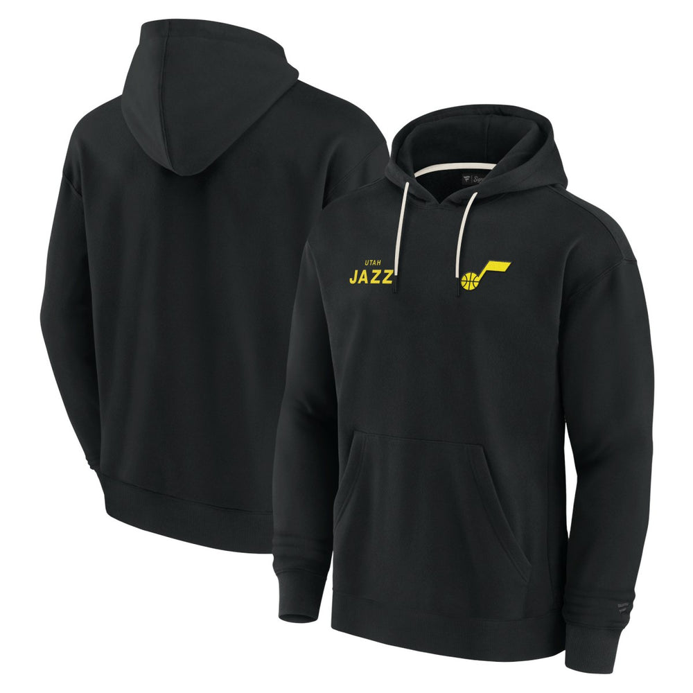 Black Utah Jazz Unisex Elements Super Soft Fleece Pullover Hoodie | NBA