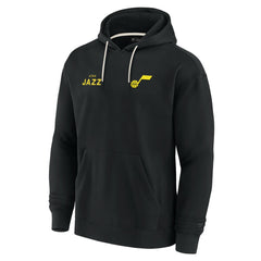Black Utah Jazz Unisex Elements Super Soft Fleece Pullover Hoodie | NBA