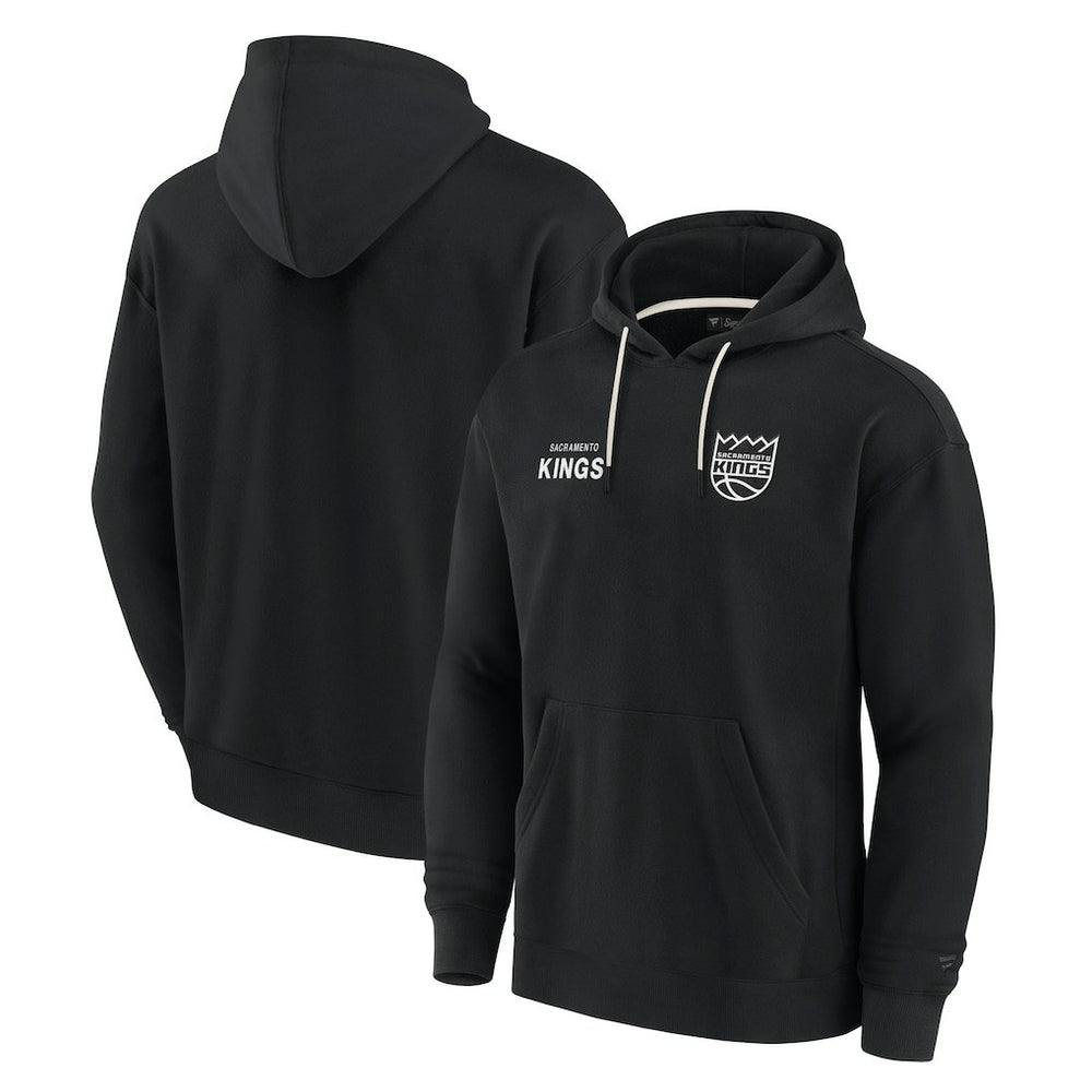Black Sacramento Kings Unisex Elements Super Soft Fleece Pullover Hoodie sale | NBA