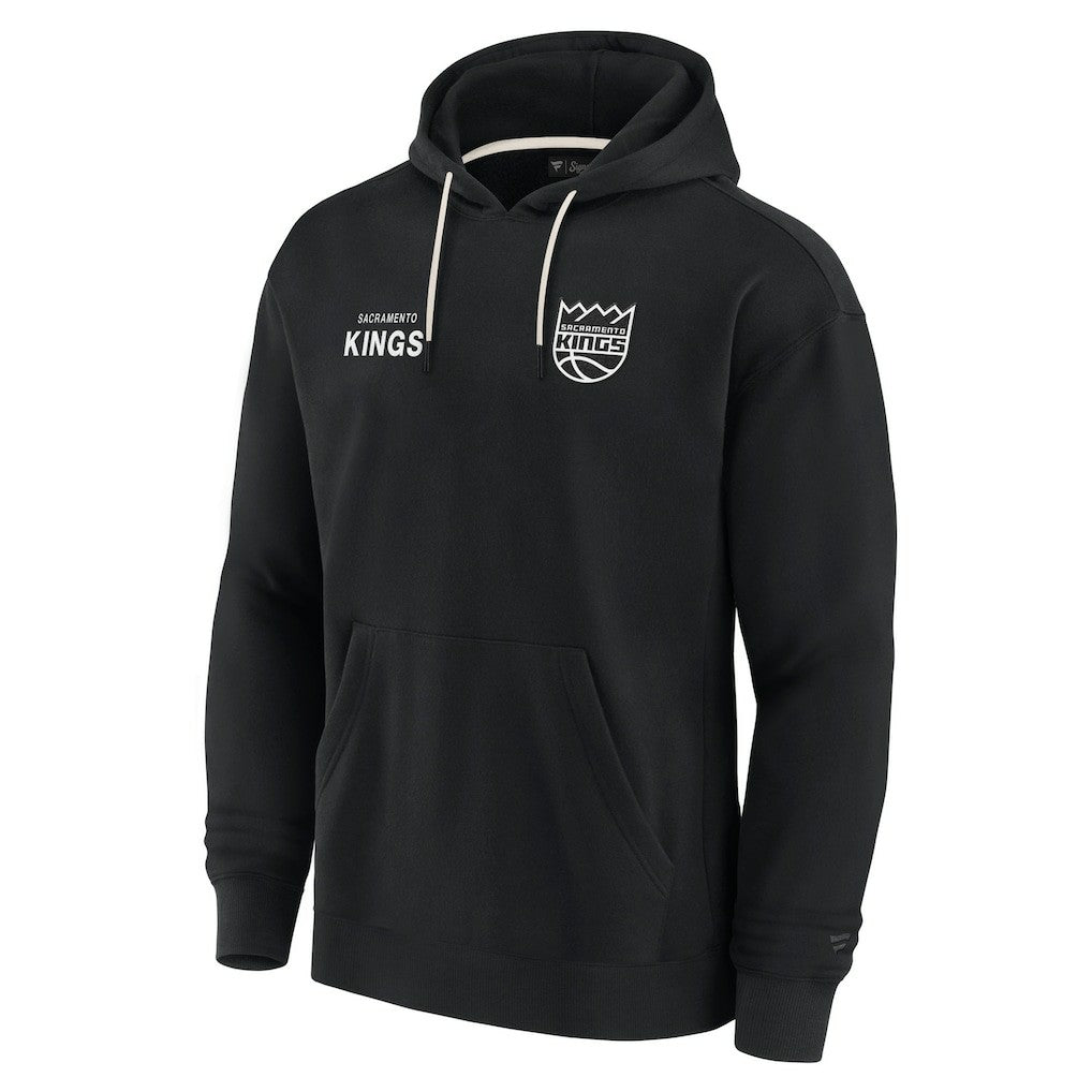 Black Sacramento Kings Unisex Elements Super Soft Fleece Pullover Hoodie sale | NBA
