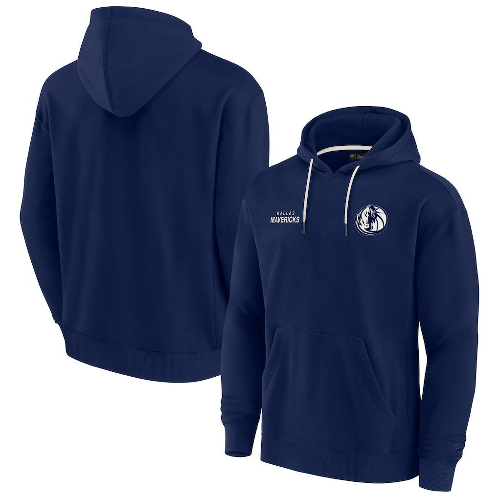 Navy Dallas Mavericks Unisex Elements Super Soft Fleece Pullover Hoodie sale | NBA