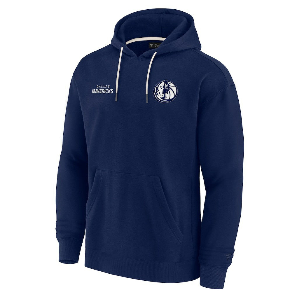 Navy Dallas Mavericks Unisex Elements Super Soft Fleece Pullover Hoodie sale | NBA