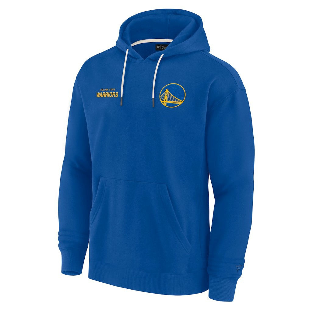 Royal Golden State Warriors Unisex Elements Super Soft Fleece Pullover Hoodie sale | NBA