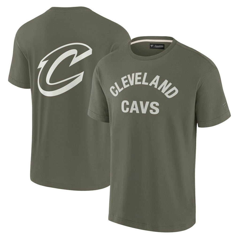 Olive Cleveland Cavaliers Unisex Elements Super Soft Short Sleeve T-Shirt sale | NBA