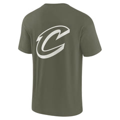 Olive Cleveland Cavaliers Unisex Elements Super Soft Short Sleeve T-Shirt sale | NBA