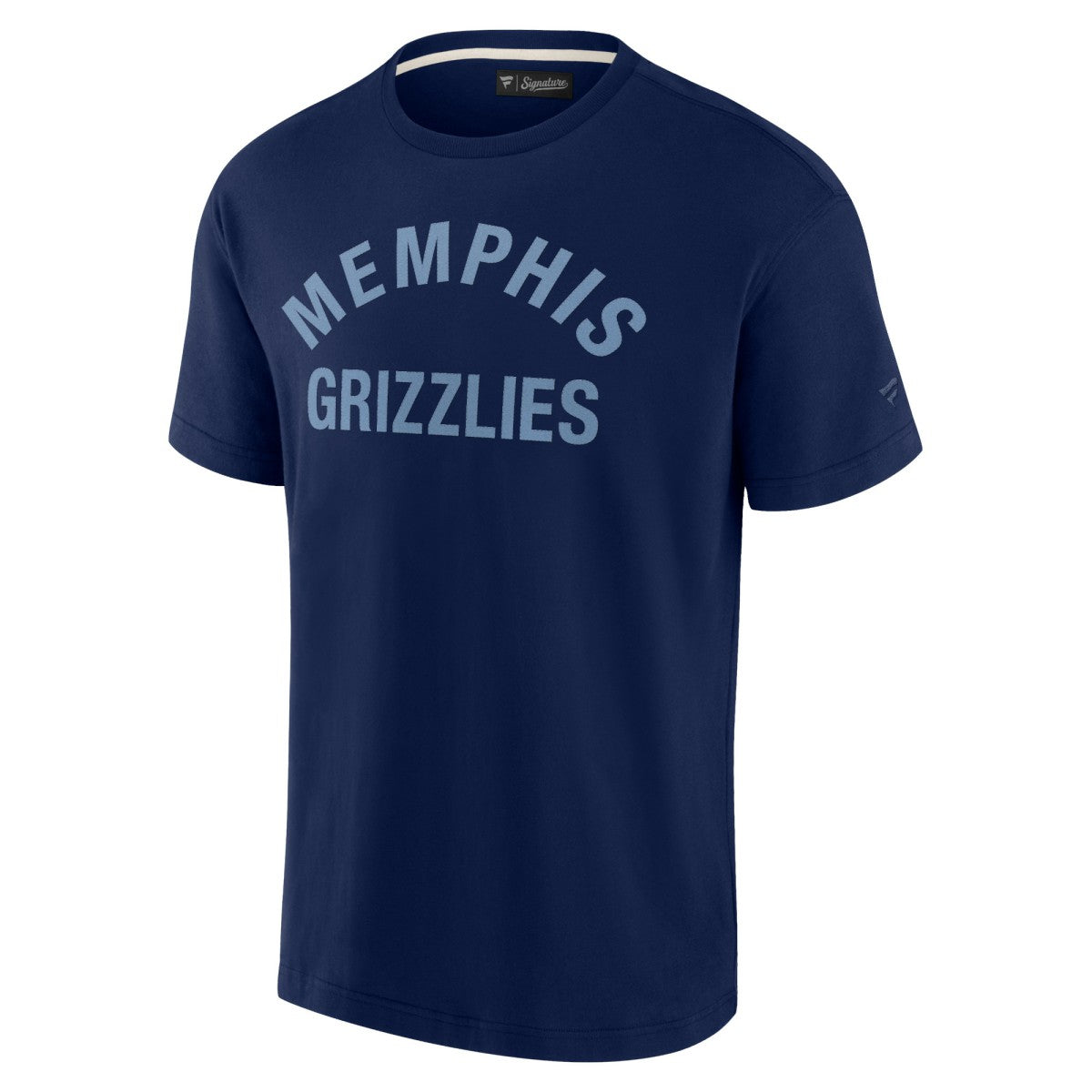Navy Memphis Grizzlies Unisex Elements Super Soft Short Sleeve T-Shirt | NBA