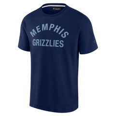Navy Memphis Grizzlies Unisex Elements Super Soft Short Sleeve T-Shirt | NBA