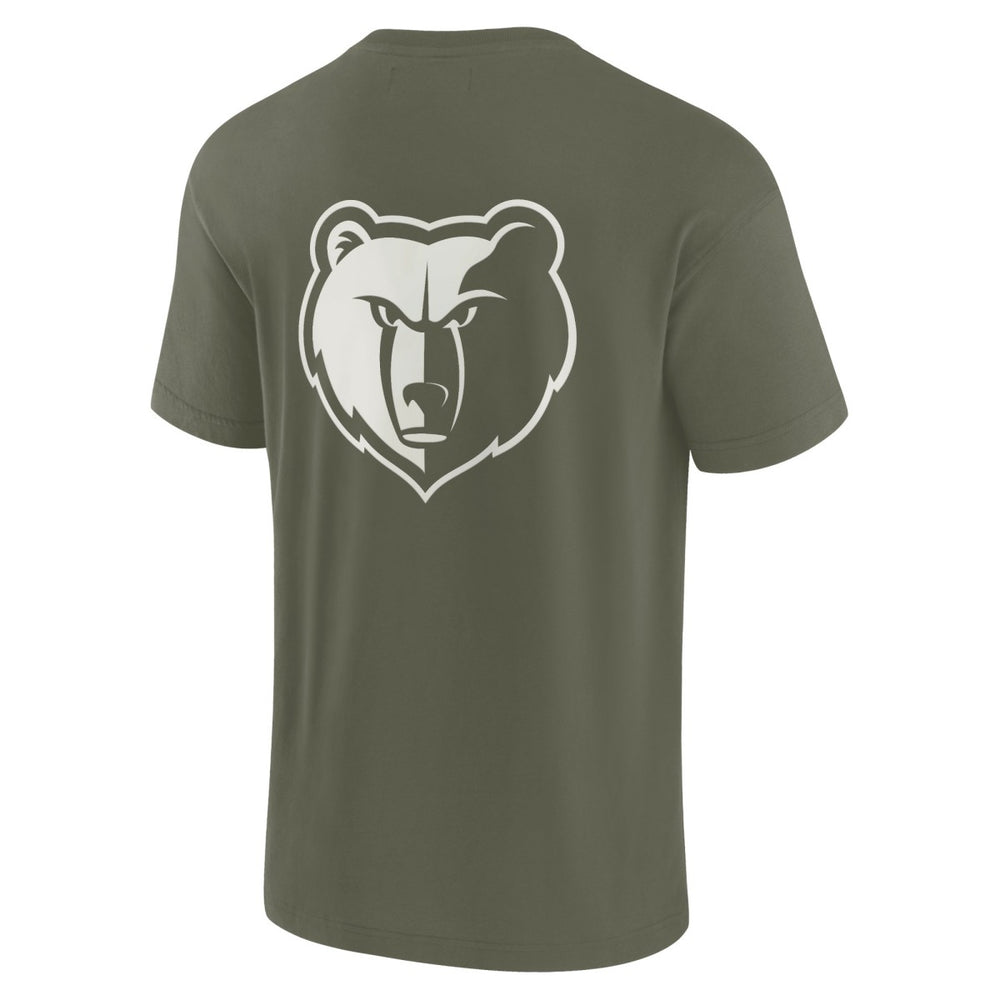 Olive Memphis Grizzlies Unisex Elements Super Soft Short Sleeve T-Shirt | NBA