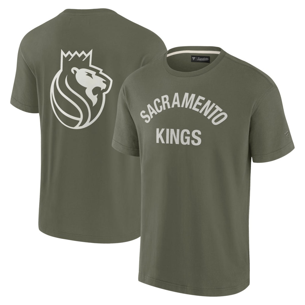 Olive Sacramento Kings Unisex Elements Super Soft Short Sleeve T-Shirt | NBA