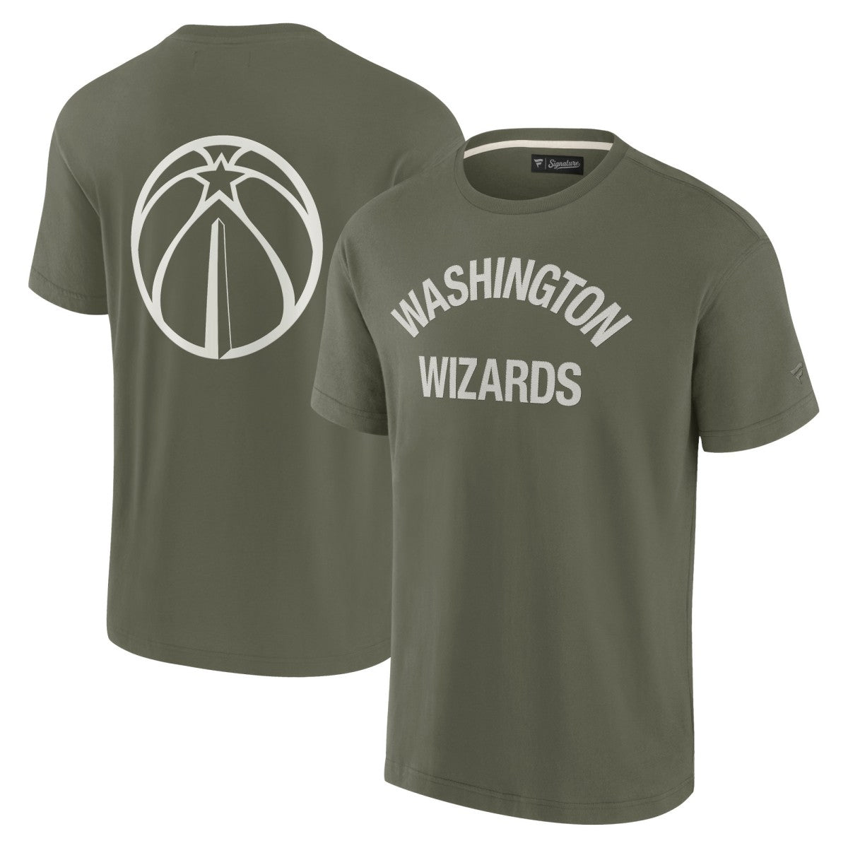 Olive Washington Wizards Unisex Elements Super Soft Short Sleeve T-Shirt | NBA