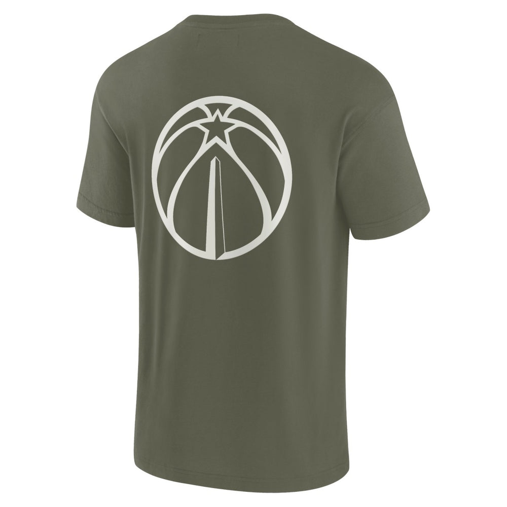 Olive Washington Wizards Unisex Elements Super Soft Short Sleeve T-Shirt | NBA