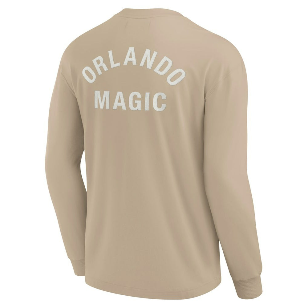 Khaki Orlando Magic Unisex Elements Super Soft Long Sleeve T-Shirt | NBA
