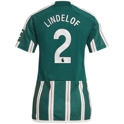 Victor Lindelof Manchester United Women's 2023/24 Away Replica Player Jersey Discount - Green