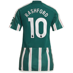 Marcus Rashford Manchester United Women's 2023/24 Away Replica Player Jersey