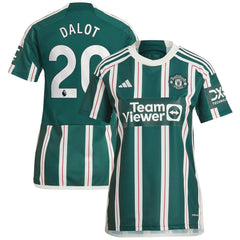 Diogo Dalot Manchester United Women's 2023/24 Away Replica Player Jersey