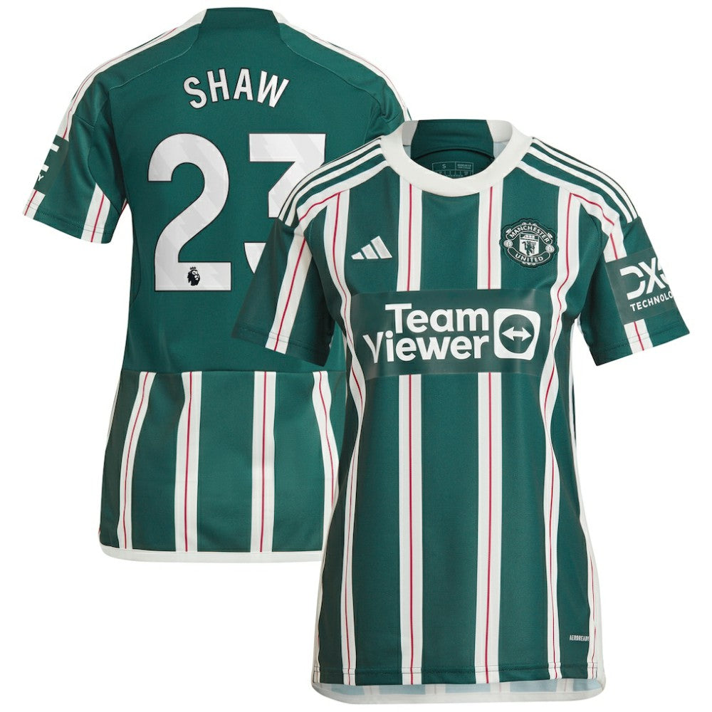 Luke Shaw Manchester United Women's 2023/24 Away Replica Player Jersey