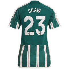Luke Shaw Manchester United Women's 2023/24 Away Replica Player Jersey