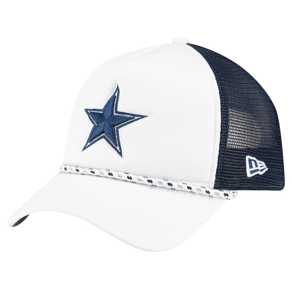 Dallas Cowboys Court Sport Foam Front A-Frame 9FORTY Adjustable Trucker Hat | NFL Sale