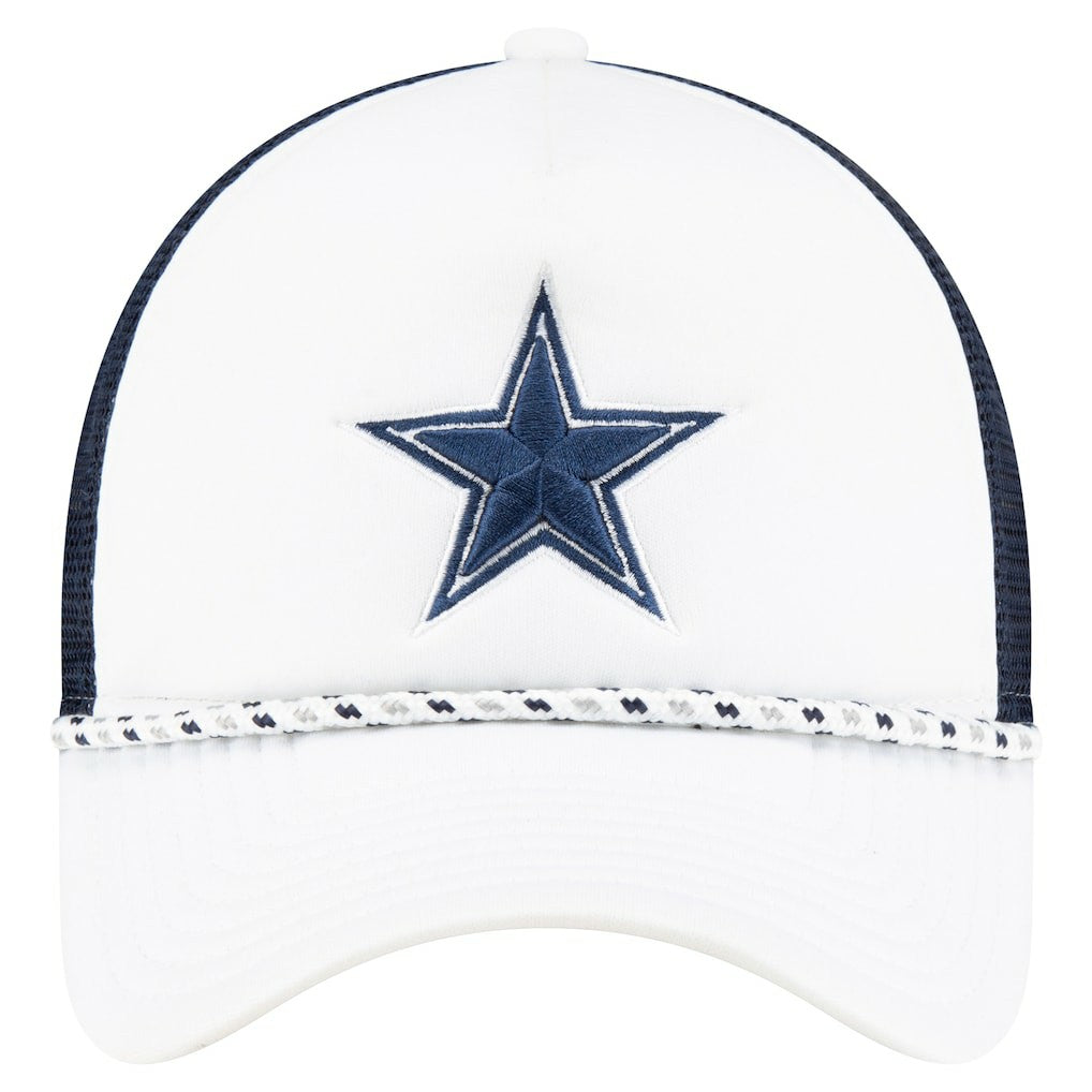 Dallas Cowboys Court Sport Foam Front A-Frame 9FORTY Adjustable Trucker Hat | NFL Sale