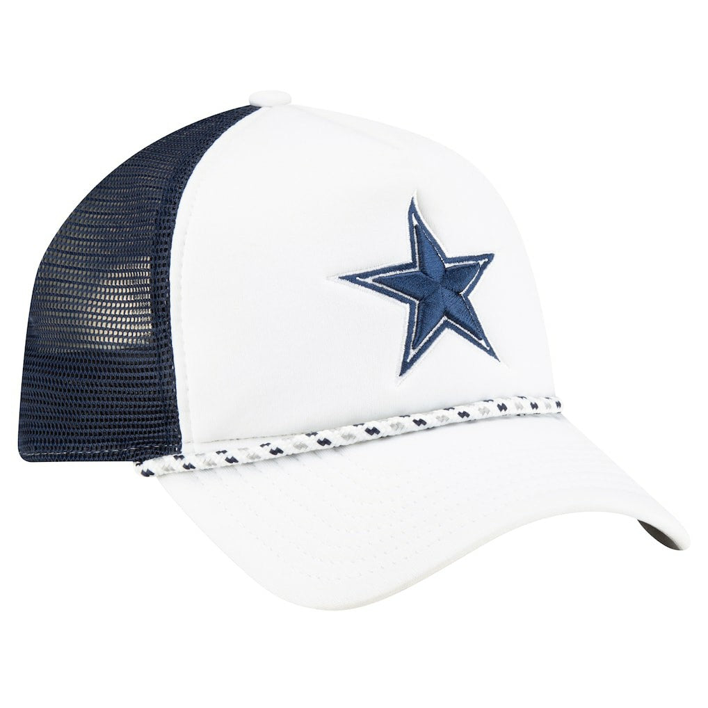 Dallas Cowboys Court Sport Foam Front A-Frame 9FORTY Adjustable Trucker Hat | NFL Sale