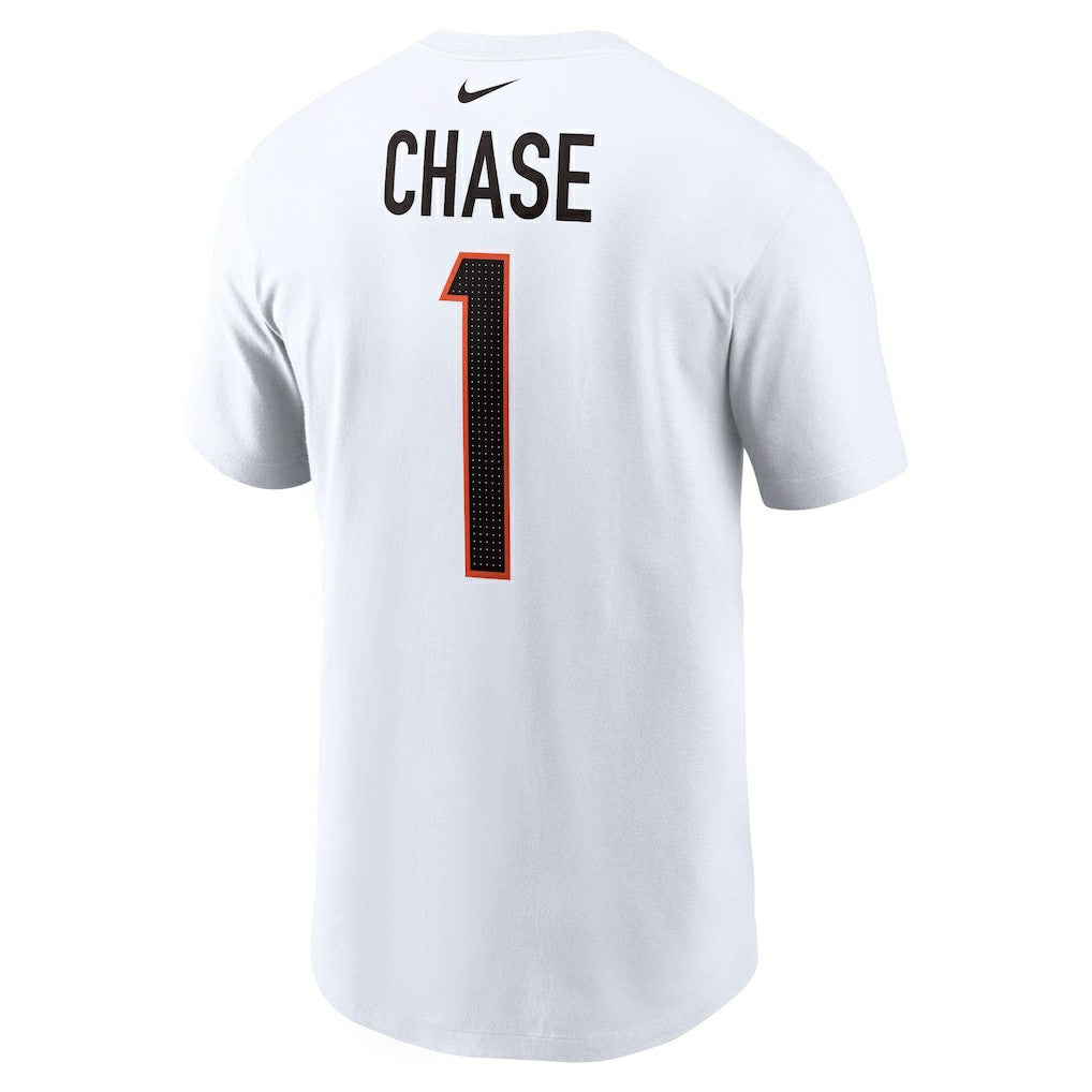 Cincinnati Bengals Ja'Marr Chase  Player Name & Number T-Shirt | NFL Sale