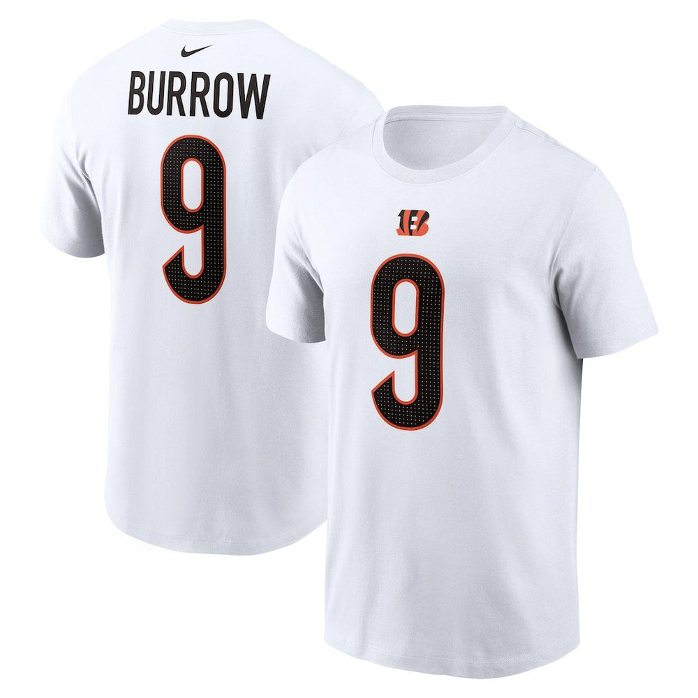 Cincinnati Bengals Joe Burrow  Player Name & Number T-Shirt | NFL Near me